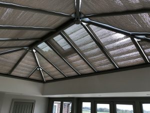 Woodweave roof blinds