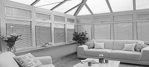 grey conservatory blinds